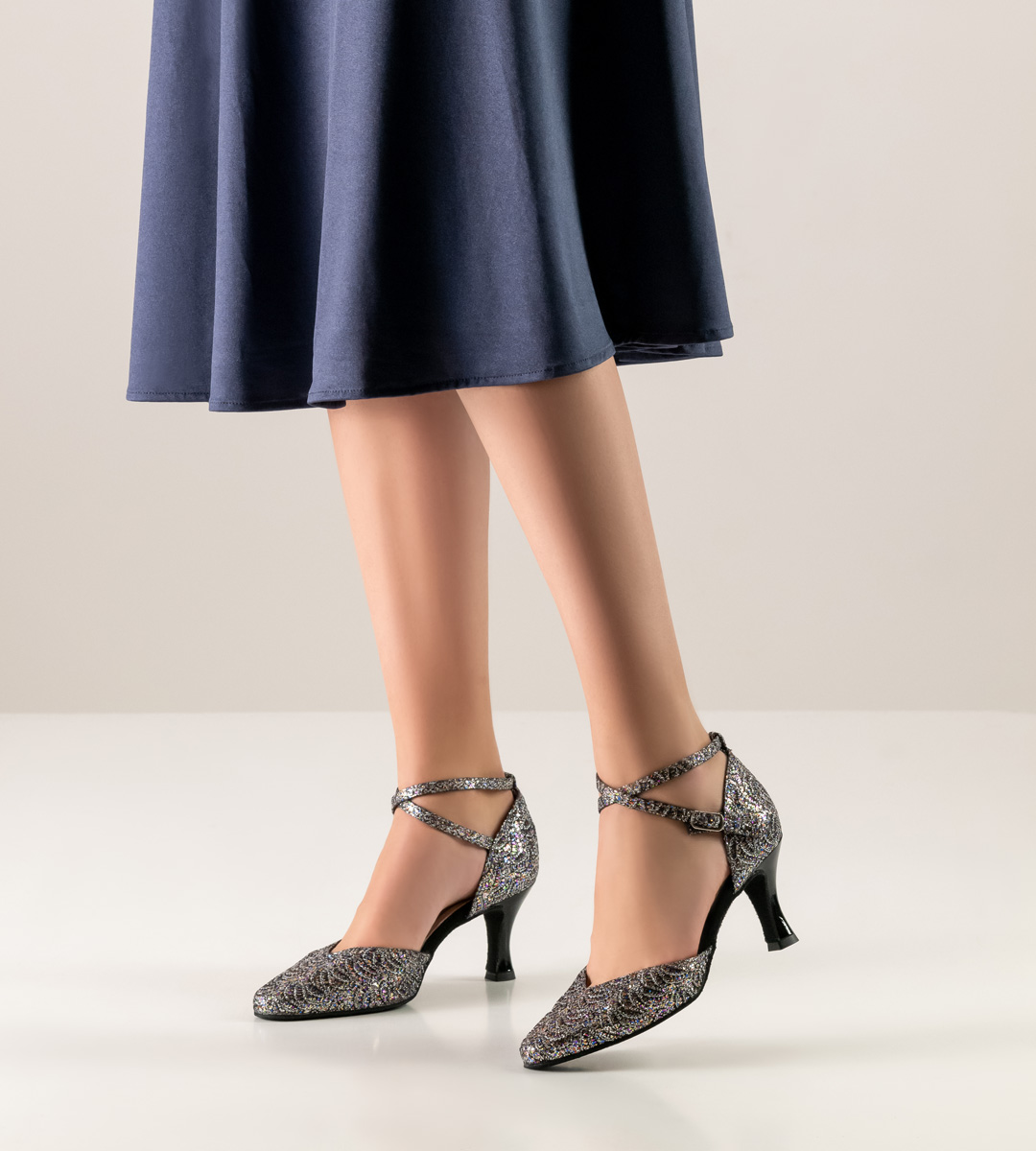 Betty classic Werner Kern ladies dance shoe in brocade