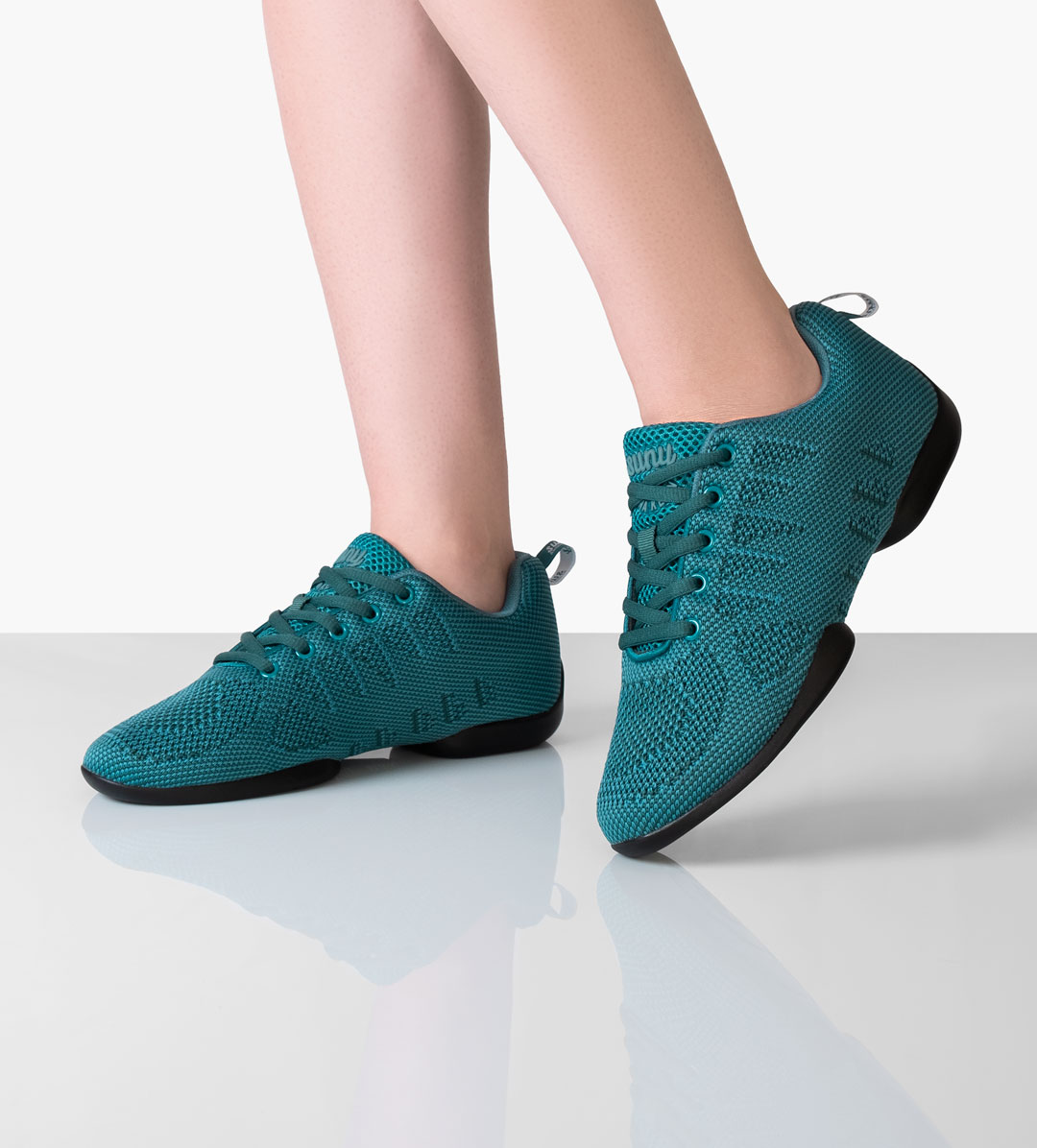 Suny by Anna Kern dance sneaker 175 for women, Petrol, split sole, perfect for indoor and outdoor dance.