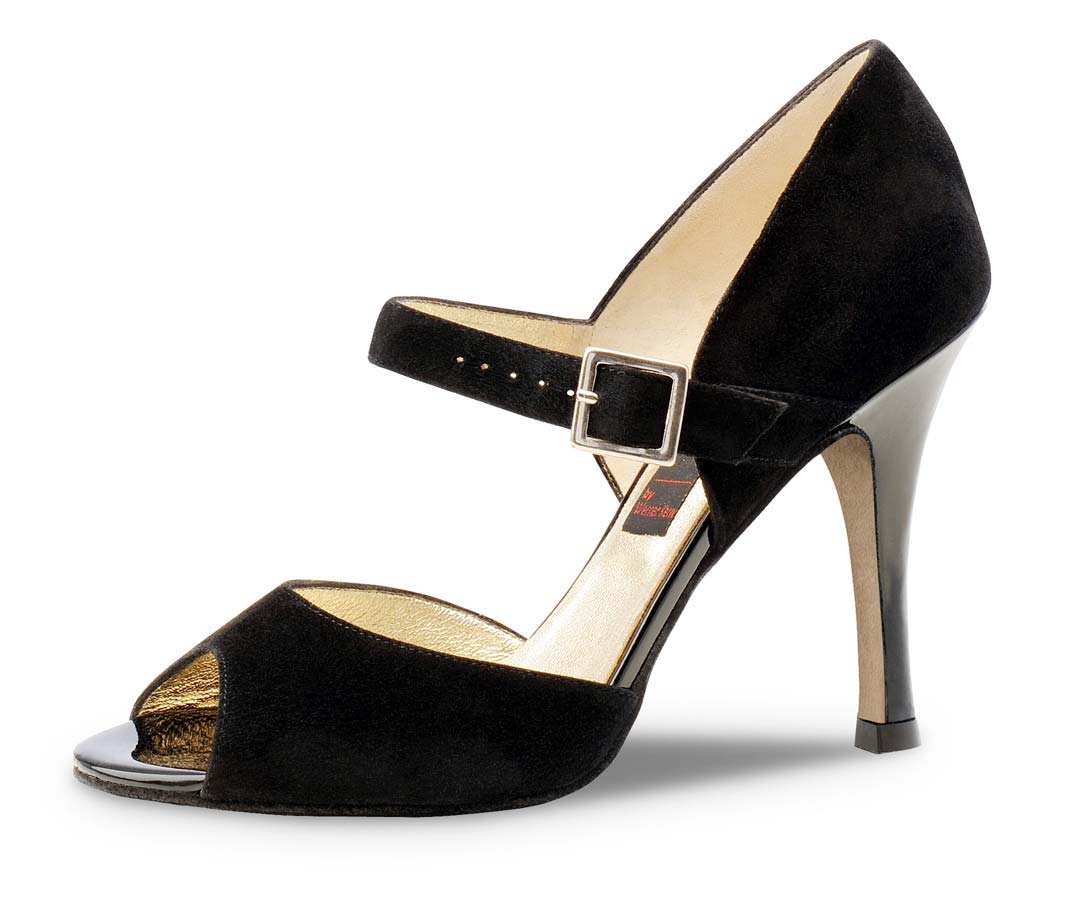 Maite 7 cm high Nueva Epoca women's dance shoe with leather sole