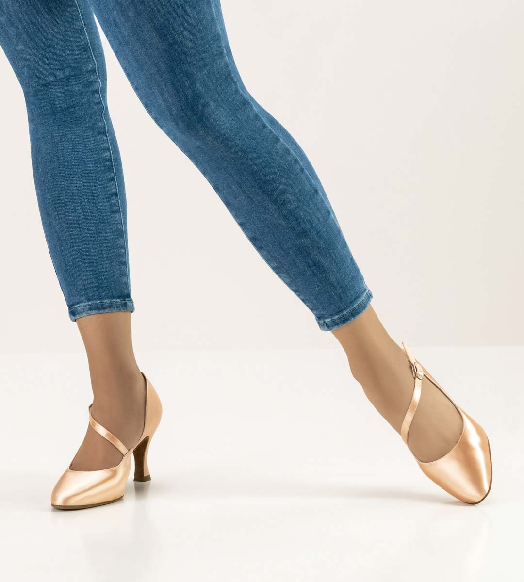 Rita flesh Satin Standard Women's Dance Shoe by Werner Kern