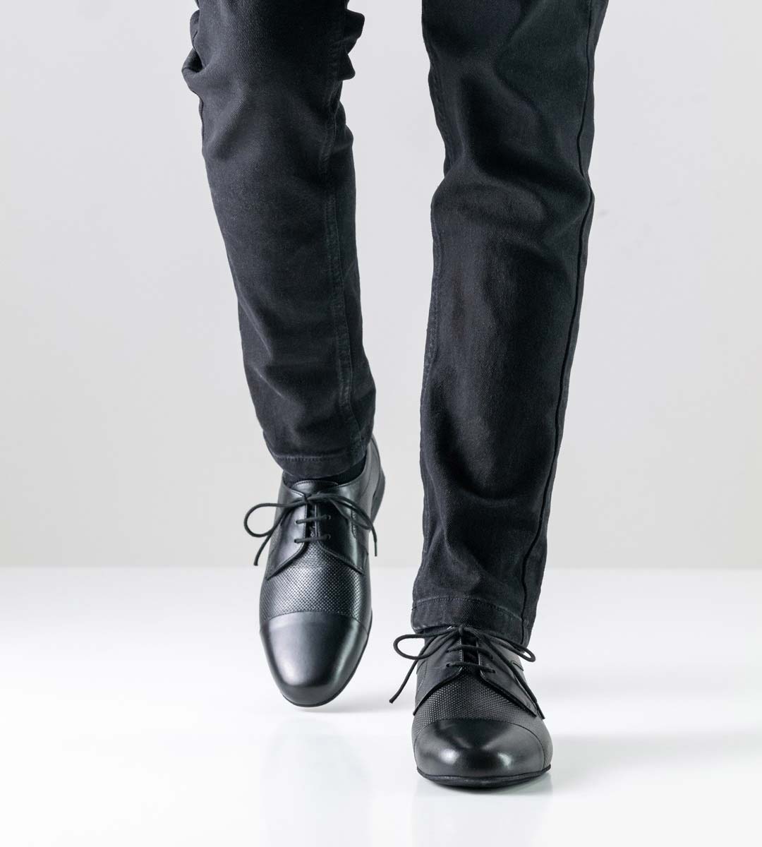 Treviso Men's dance shoe by Werner Kern in nappa in combination with black trousers