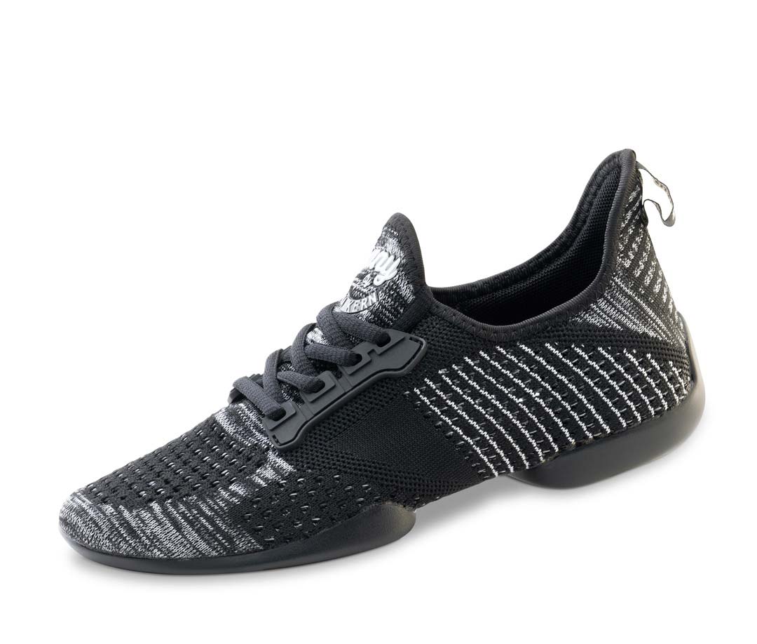 110 Suny dance sneakers for ladies in black-grey-white