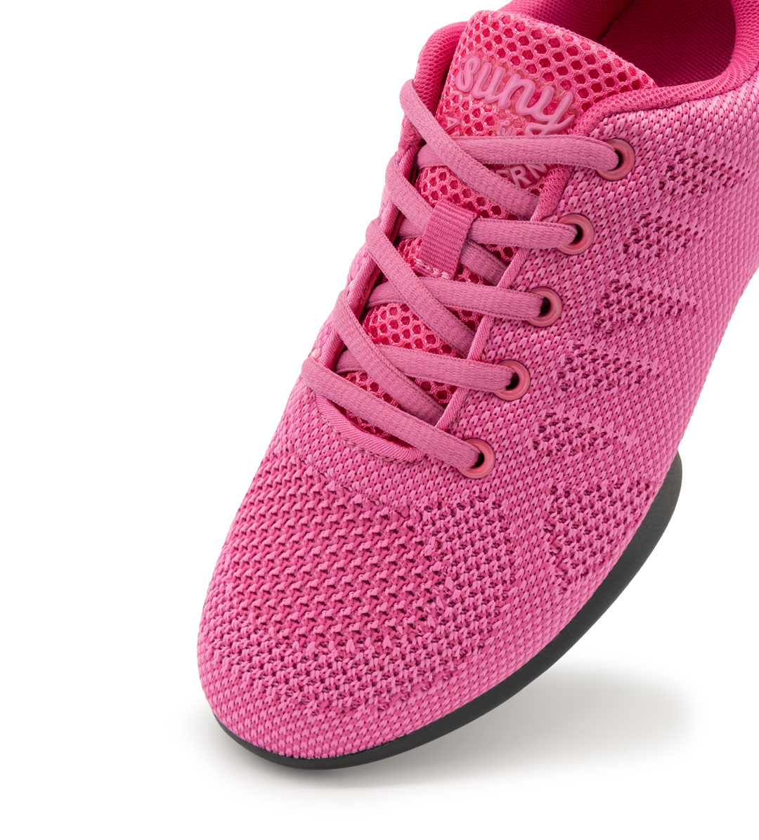Women's dance sneaker 165 in Fuchsia by Suny by Anna Kern, item number 165, made of high-quality knitting material, ideal for dance.