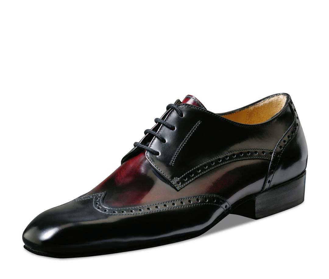 Belgrano black-red men's dance shoe from Nueva Epoca for Tango