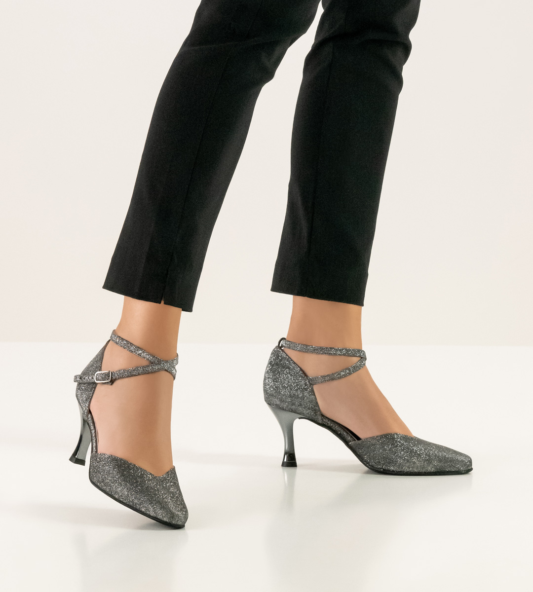 Werner Kern ladies' dance shoe with metallic heel