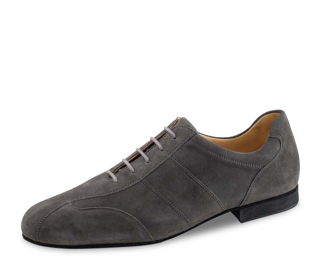 Cuneo Men's dance shoe Sneaker by Werner Kern in grey velour