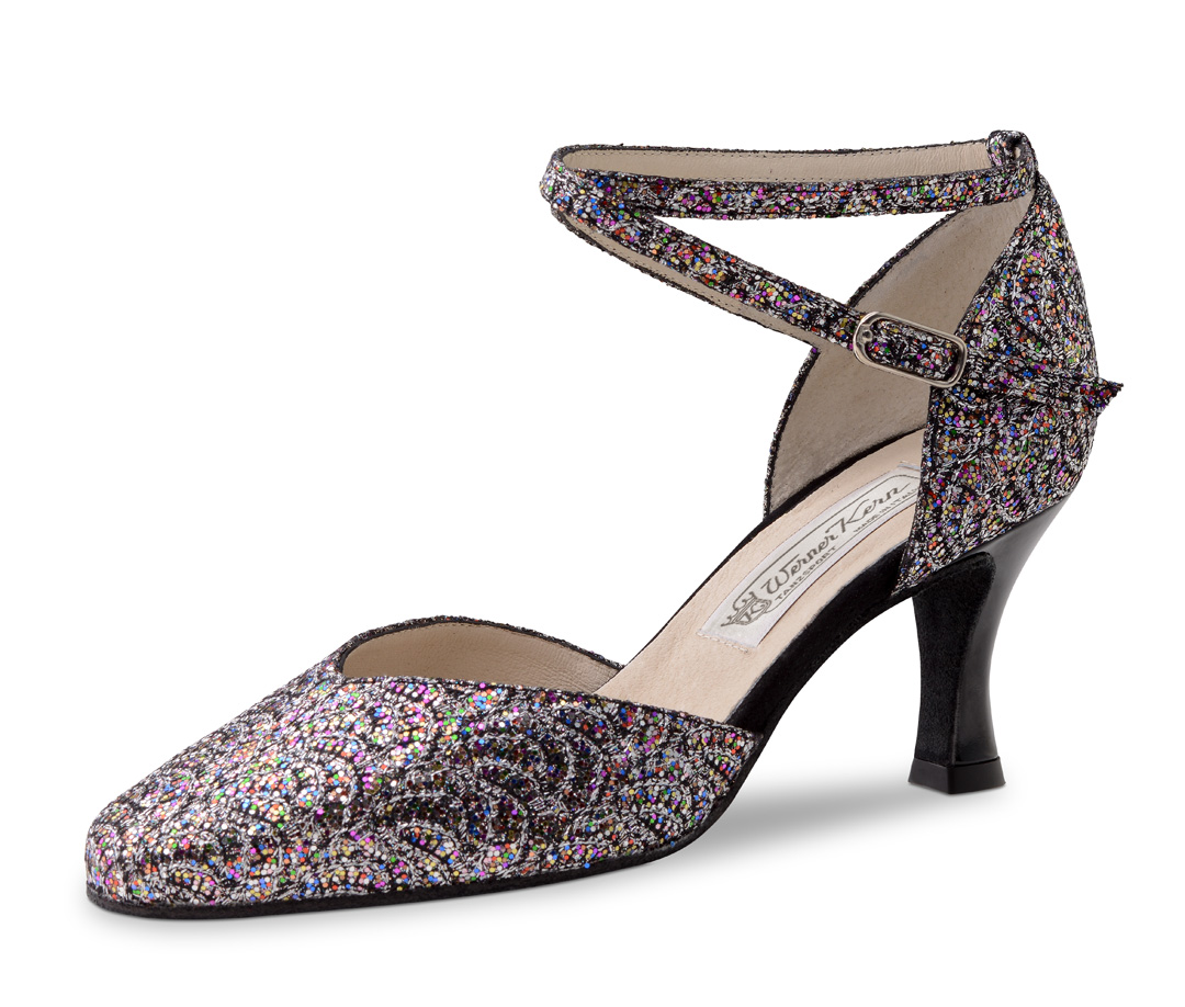Betty classic Werner Kern ladies dance shoe in brocade