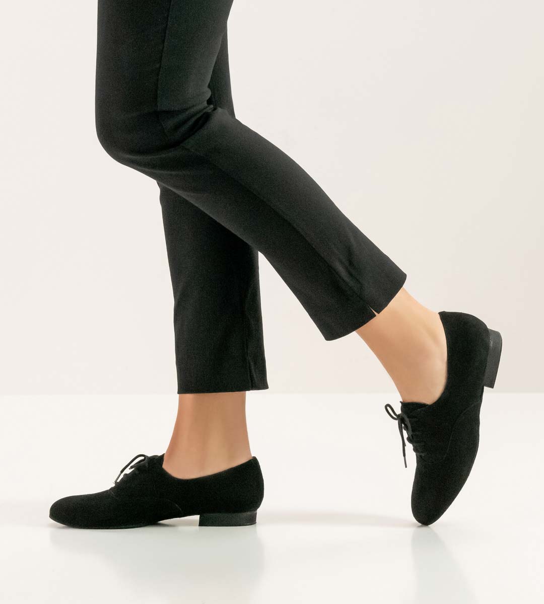 Franca black Werner Kern women's lace-up dance shoe