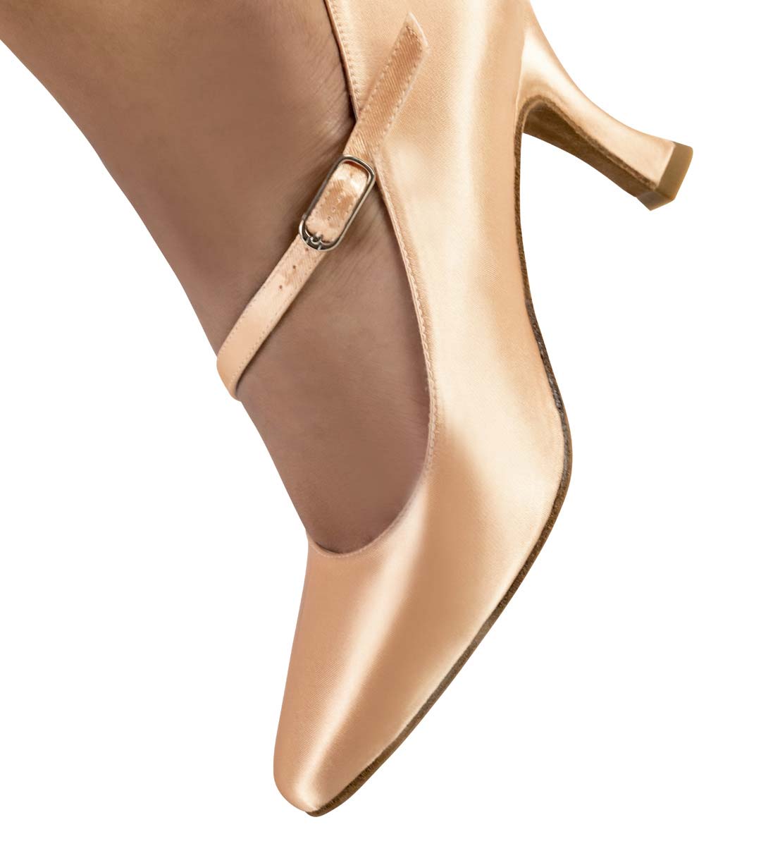 Detail view on the foot of Werner Kern women's dance shoe
