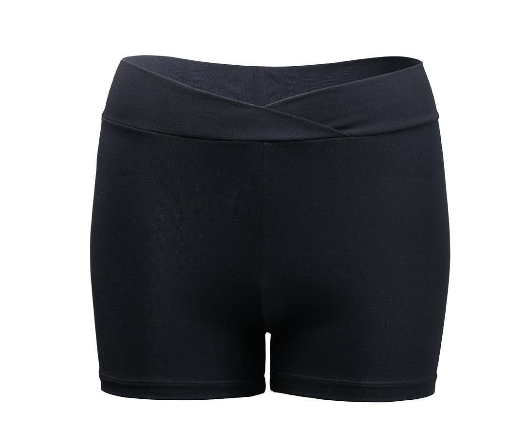 Black Vana wrap skirt for women – tulip cut and wrap effect for salsa, tango and much more.