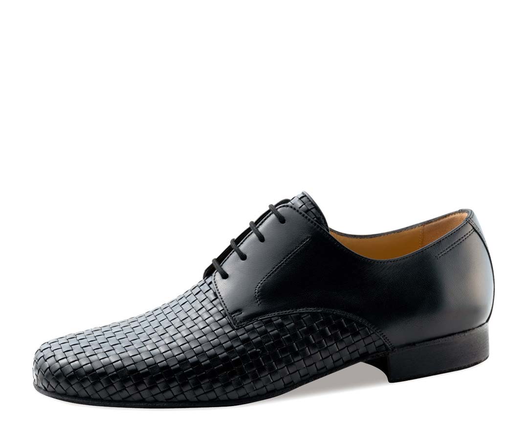 Como braided men's dance shoe from Werner Kern in black