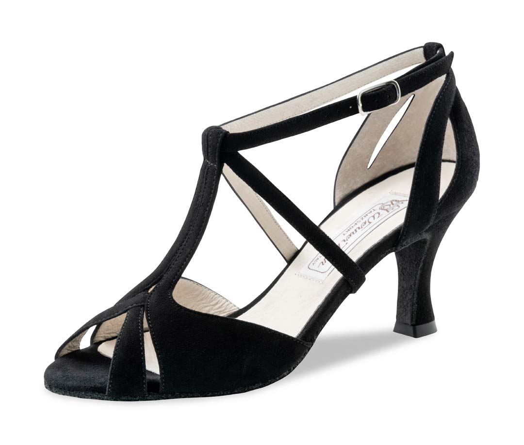 Francis Salsa women's dance shoe from Werner Kern in black