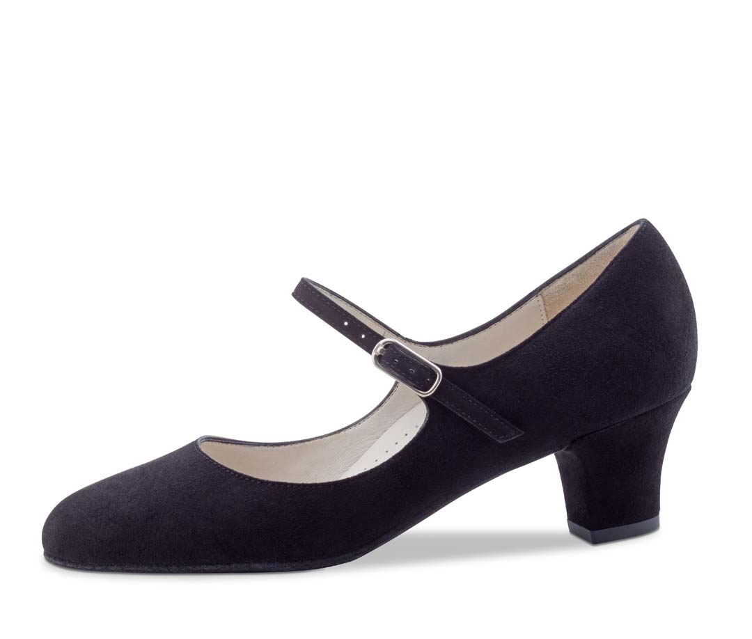 Ashley closed Werner Kern ladies dance shoe in black
