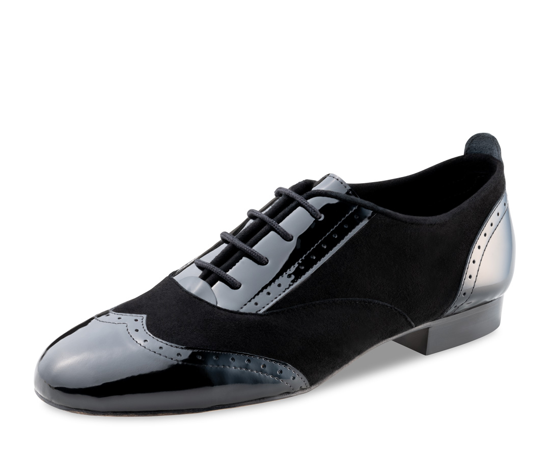 1.5 cm high Werner Kern ladies' dance shoe in black for swing dance