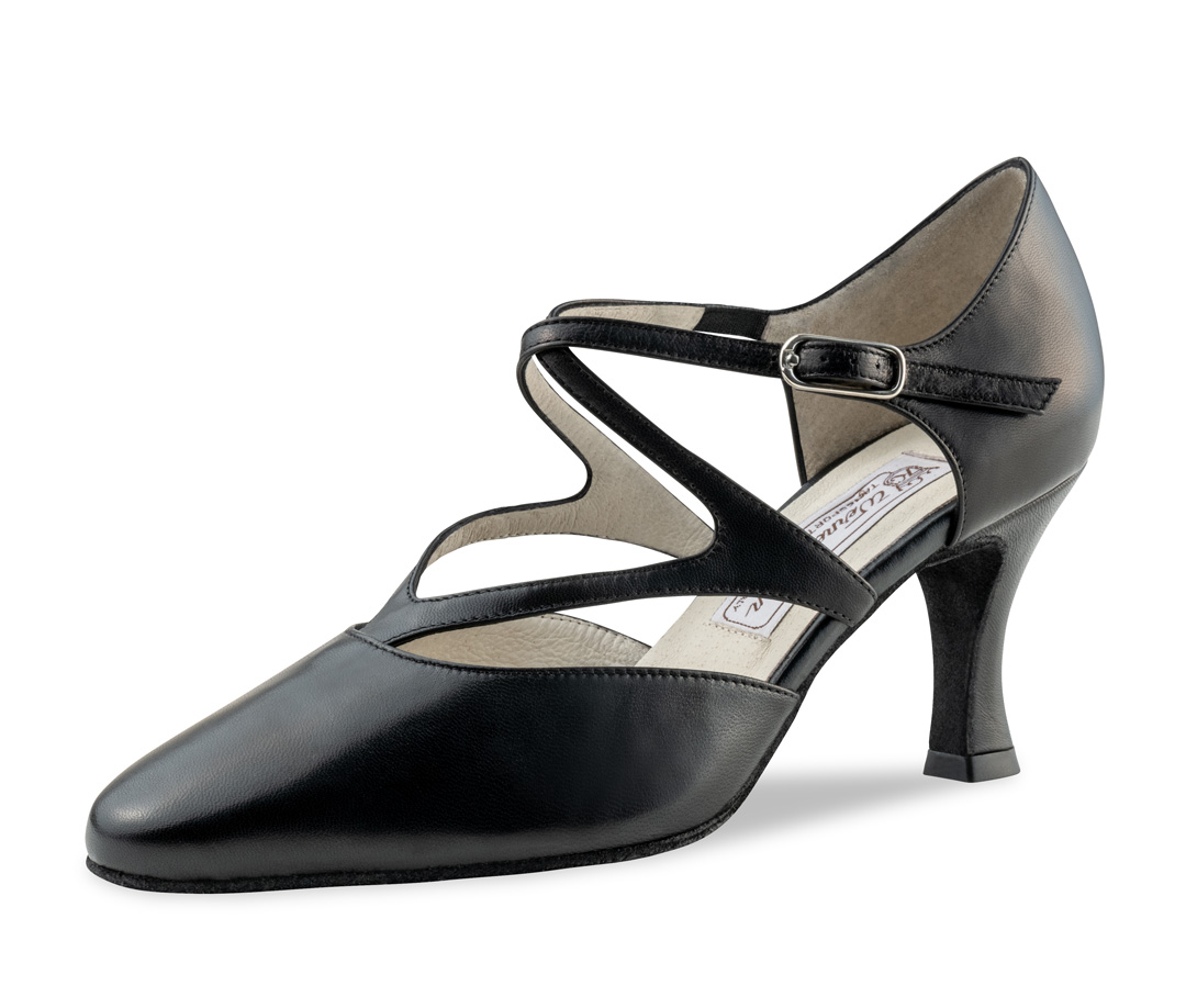 Narrow Werner Kern ladies' dance shoe with double cross straps