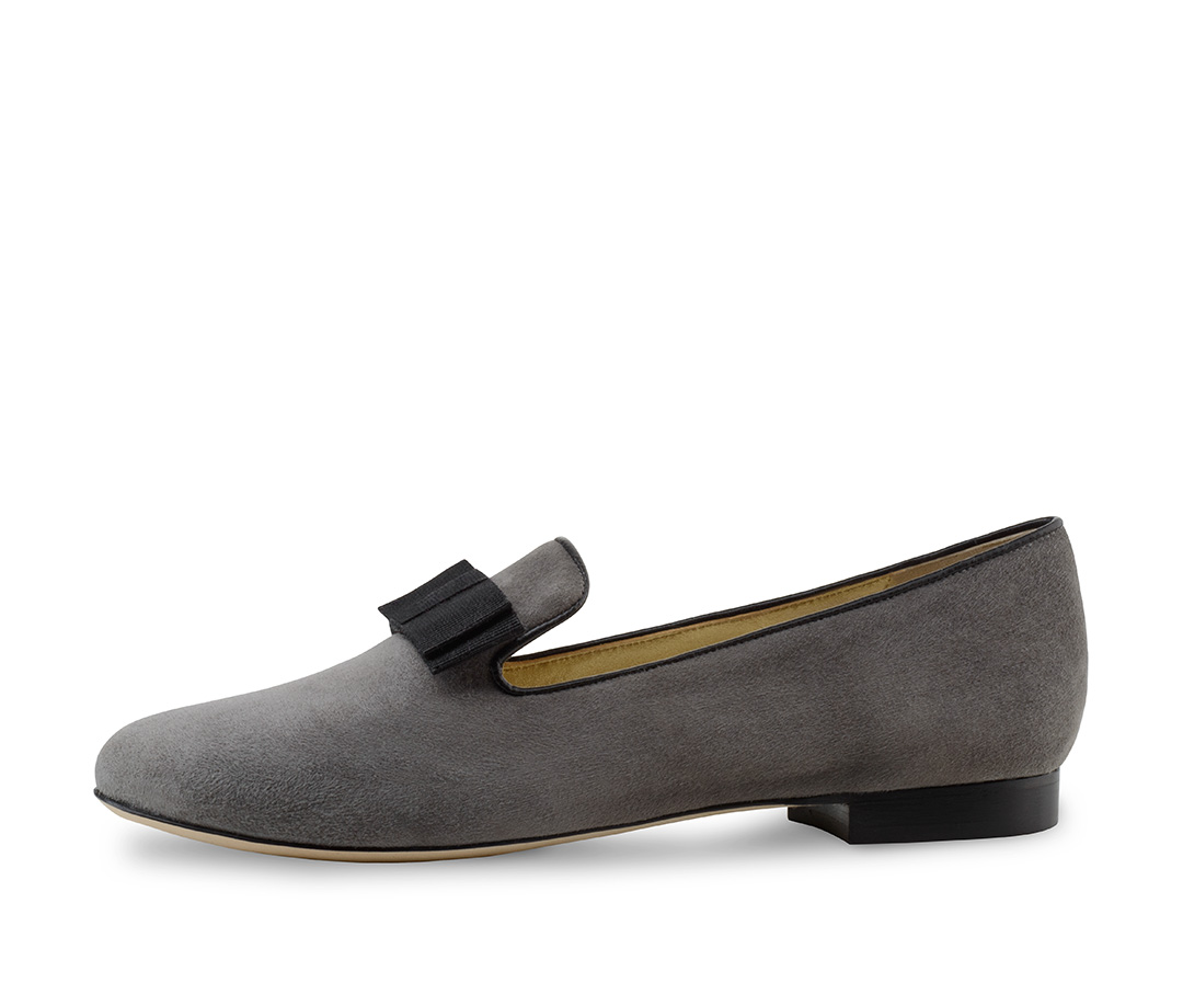 Grey loafer Lee by Werner Kern made of fine suede leather
