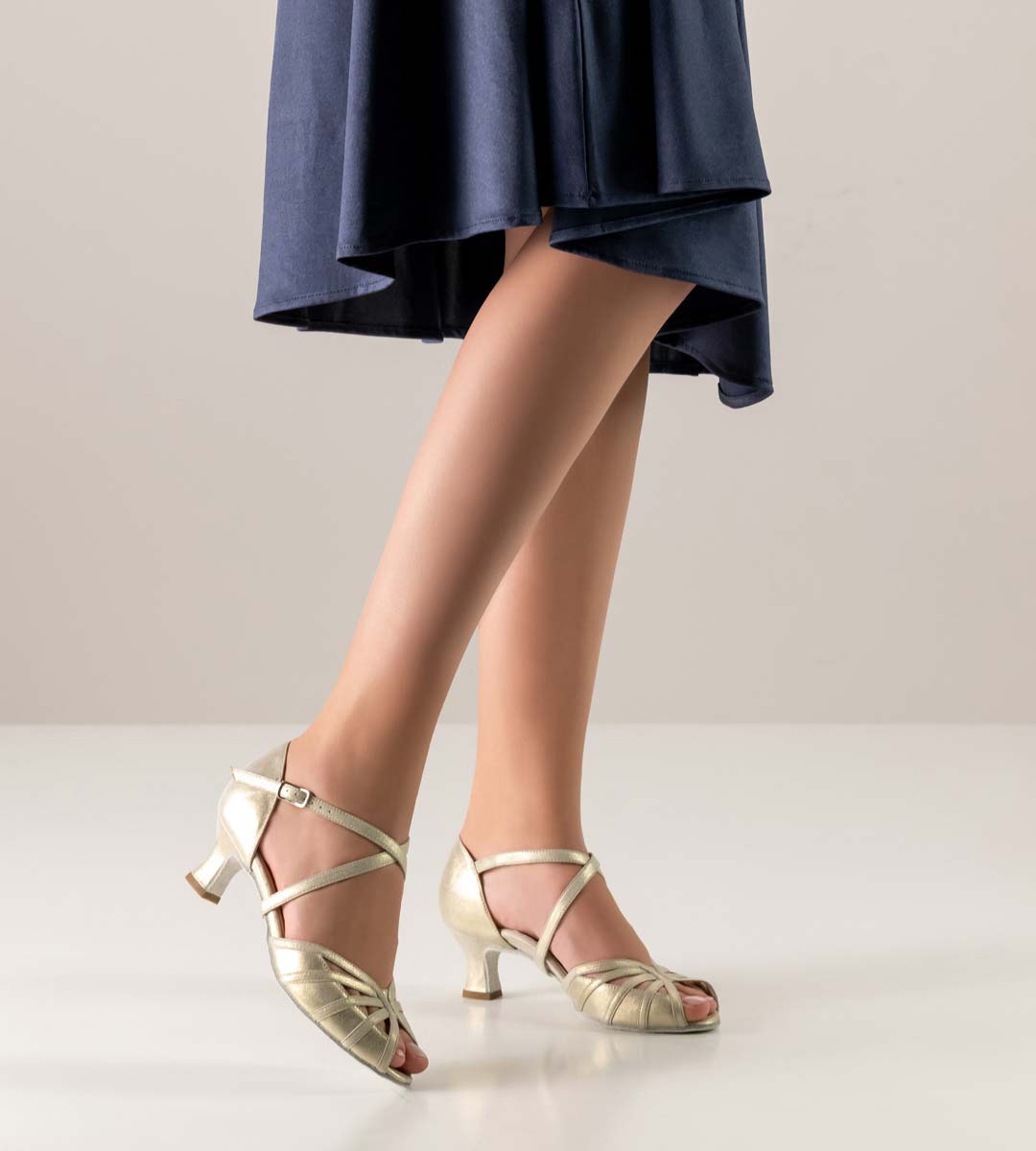 Smilla open Werner Kern ladies' dance shoe in light gold