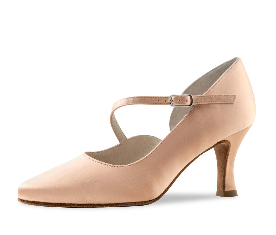 Rita flesh Satin Standard Women's Dance Shoe by Werner Kern