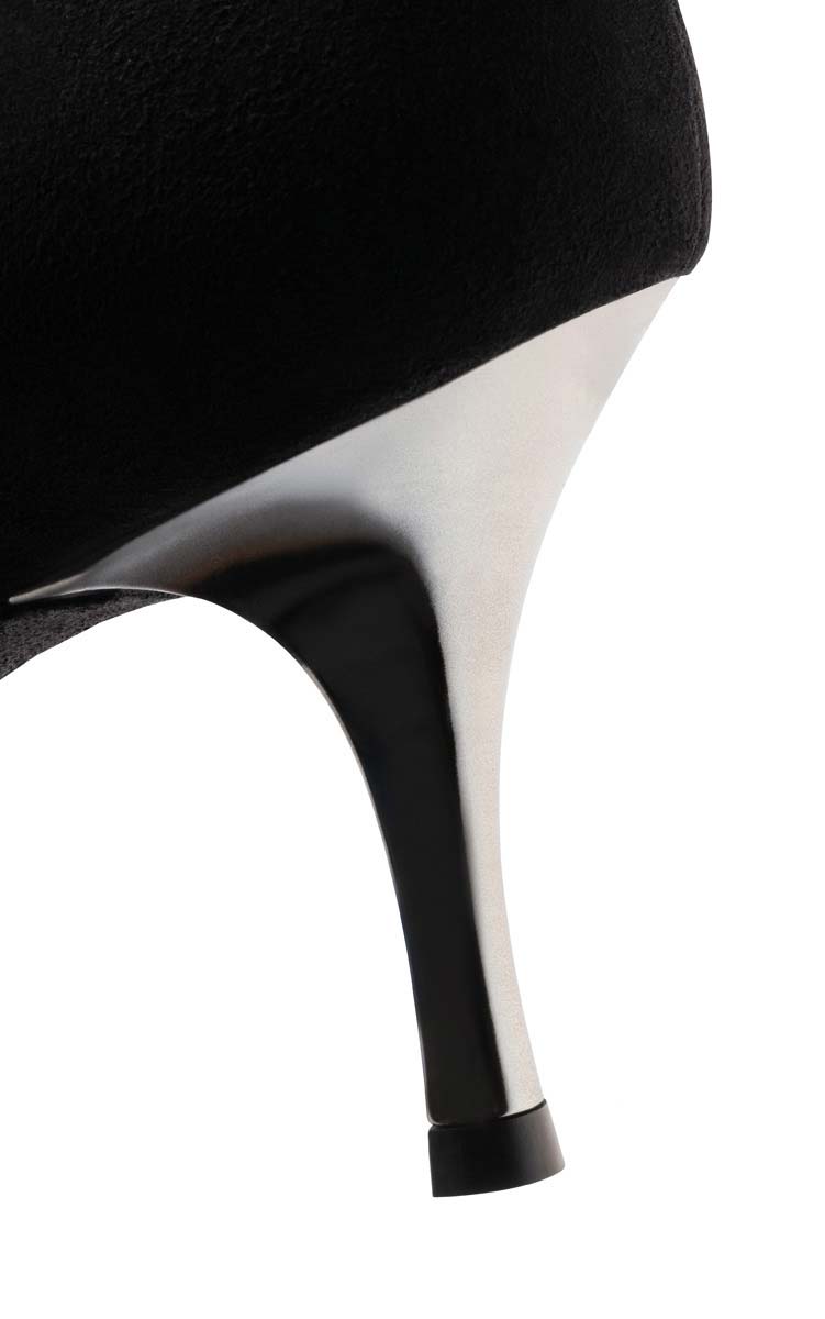 Sarah 6,5 cm high Werner Kern ladies dance shoe in suede black