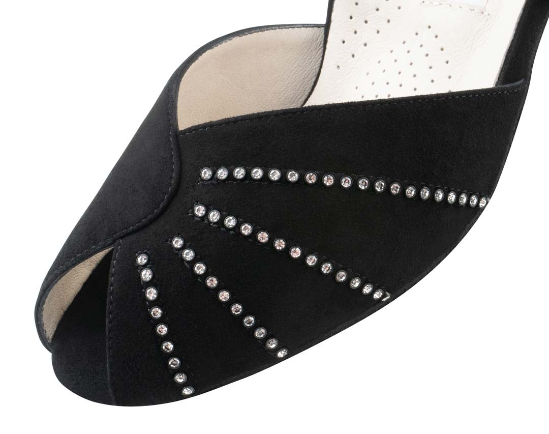 Sonia Werner Kern Women's Dance Shoe with Rhinestone Studded Front