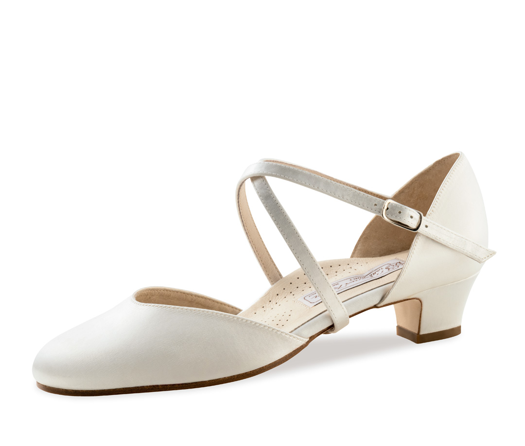 Werner Kern Flat Heel Leather Sole Bridal Shoe