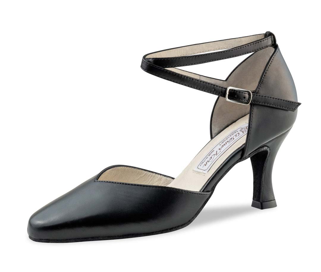 Betty Tango ladies' dance shoe in black with ankle strap