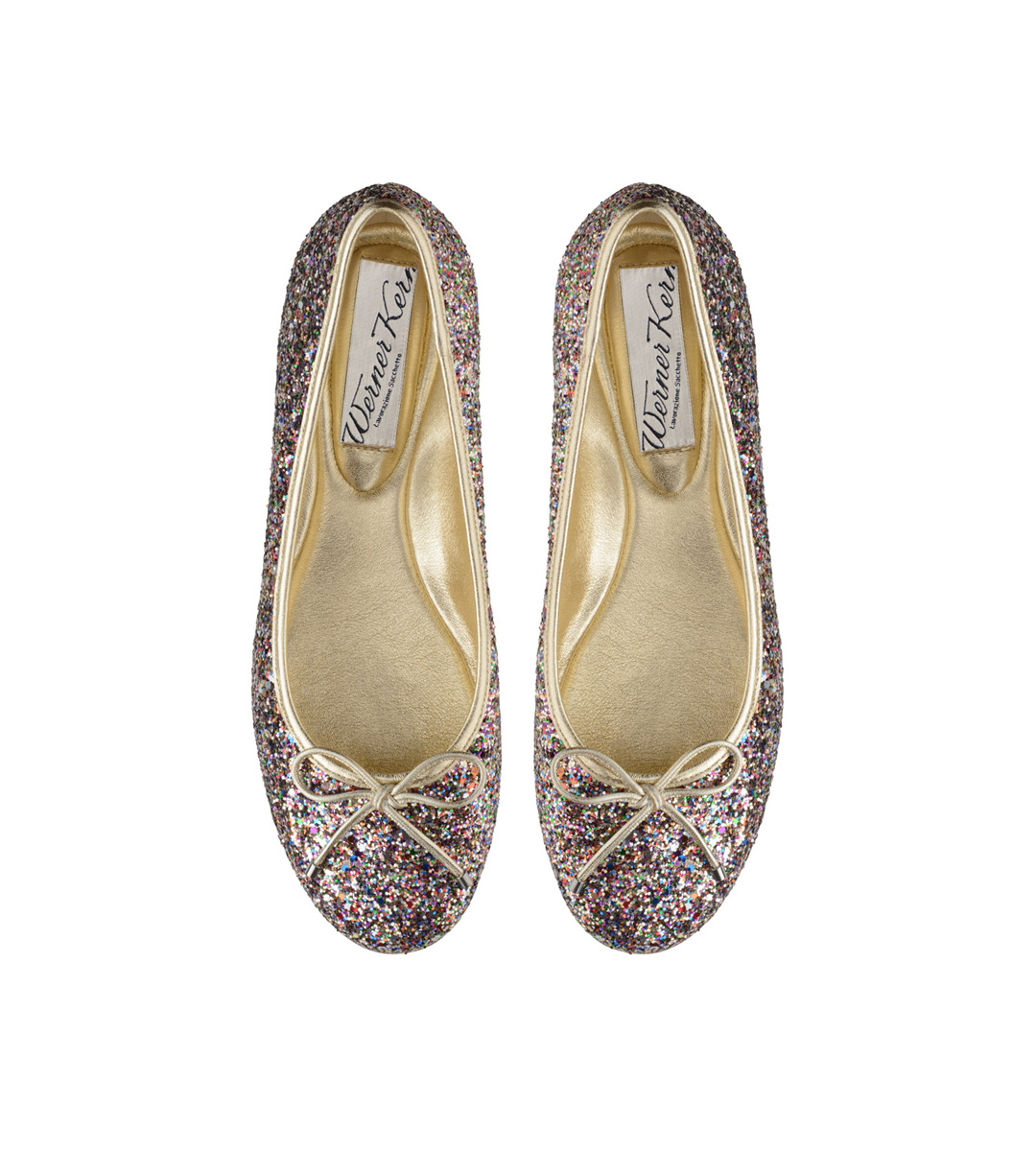 Candy Ballerinas in colourful glitter and a bow