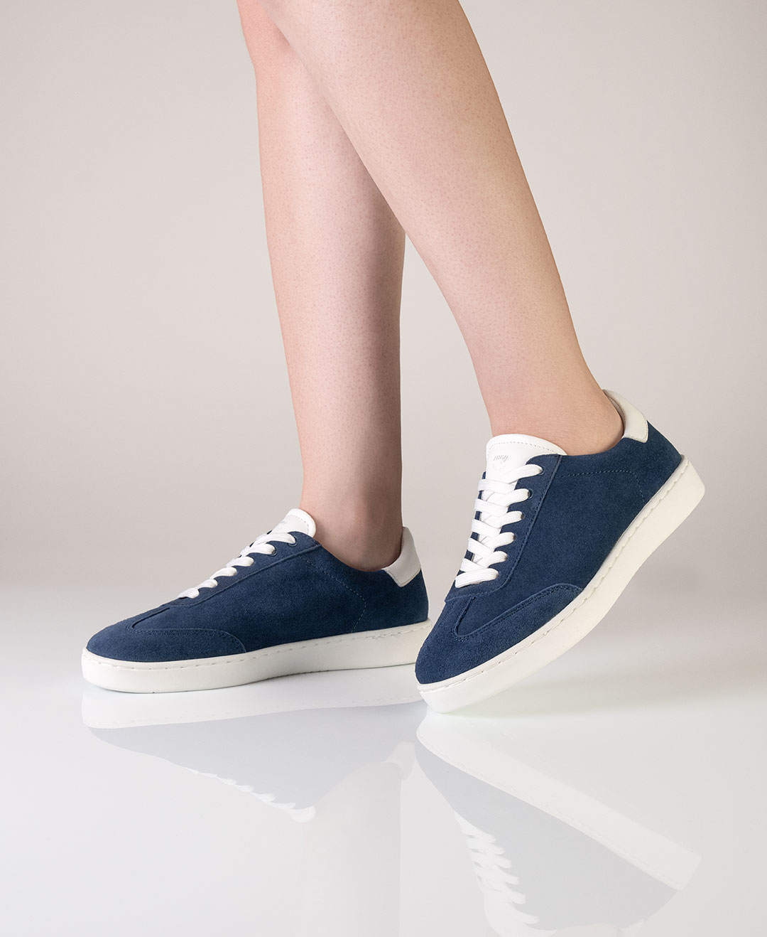Blue dance sneaker for women for indoor and outdoor dancing
