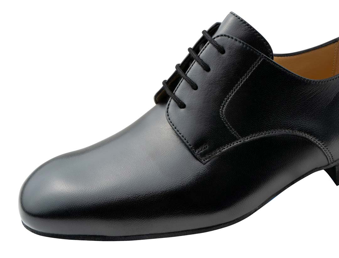 Milano Front view of the Werner Kern men's dance shoe for wide feet
