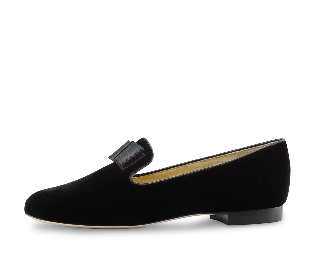 Loafer Lee - Werner Kern Ballerinas Black velvet loafer from Werner Kern