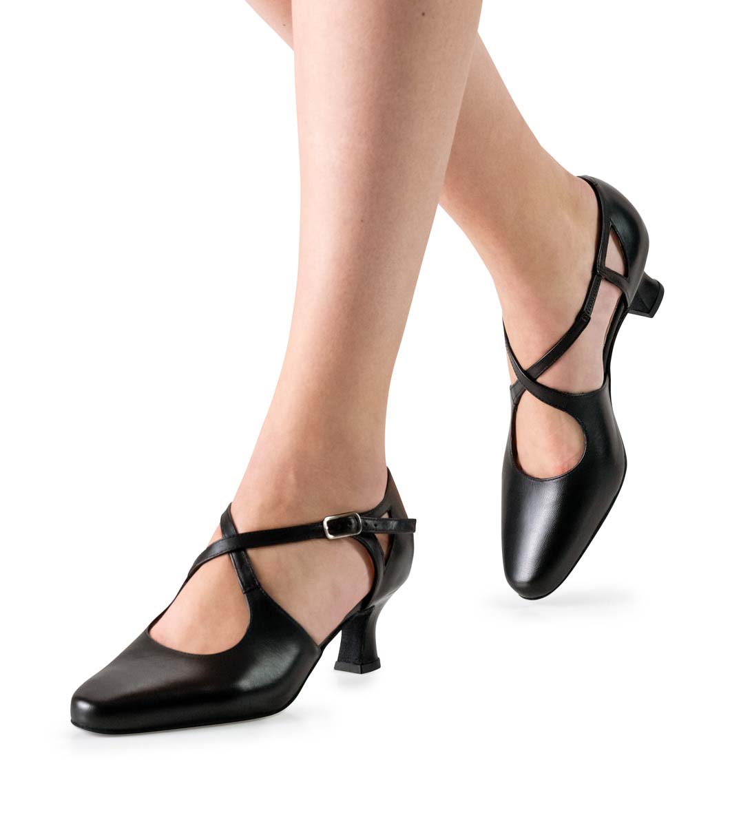 Ines Werner Kern women's dance shoe in nappa black