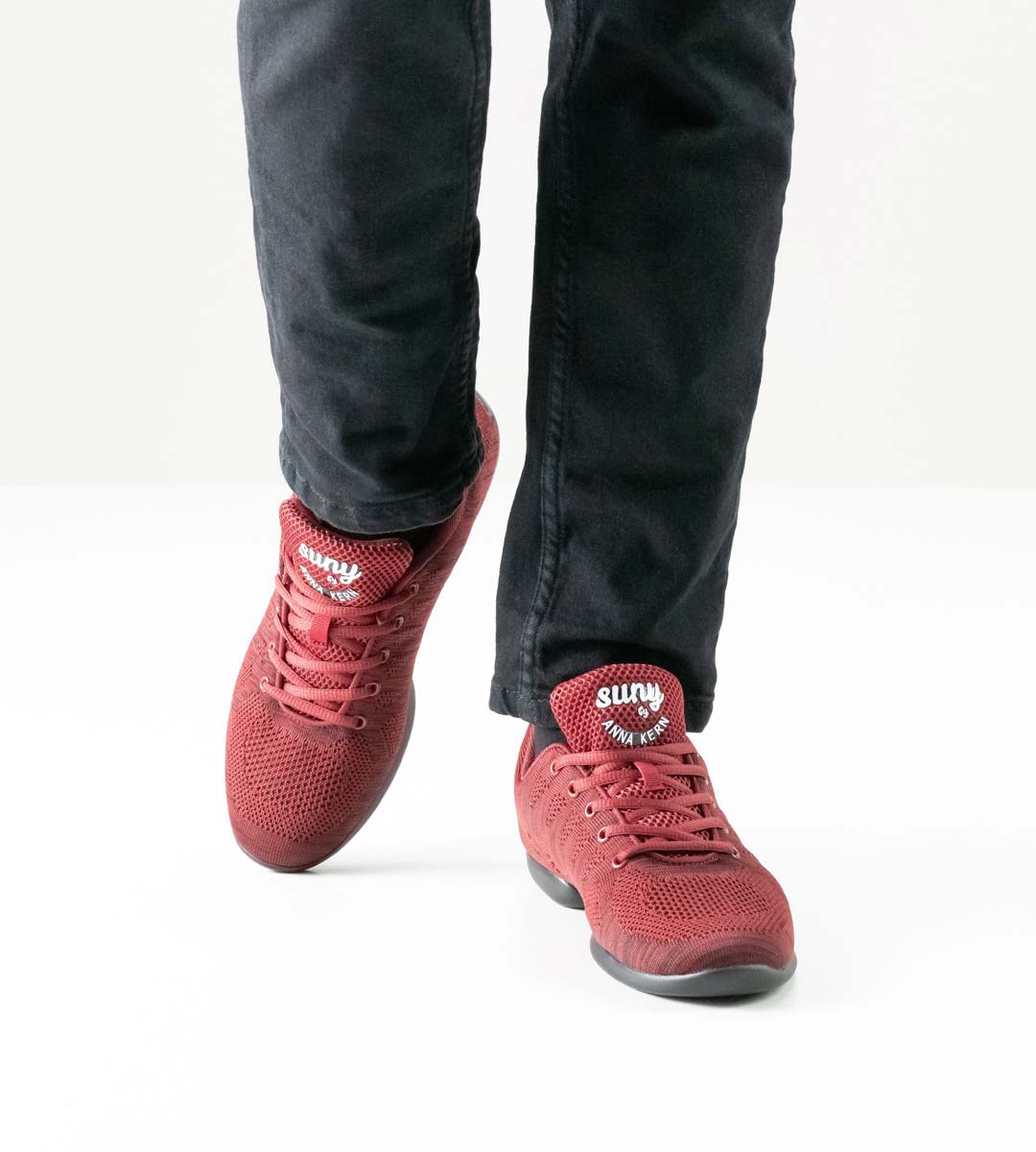 4035 Kizomba Men's Dance Sneakers by Suny in Combination with Black Jeans