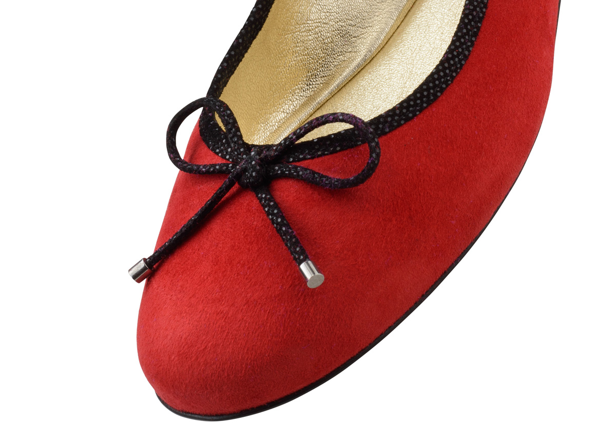 Red Ballerina from Werner Kern made of finest suede