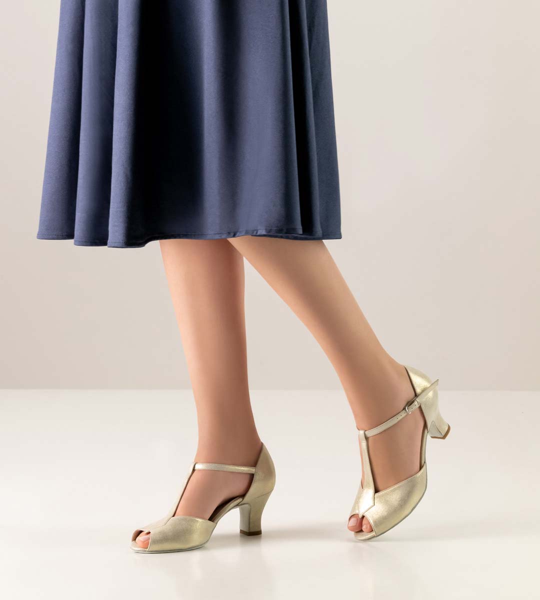 Paulette open Werner Kern ladies' dance shoe with T-clasp