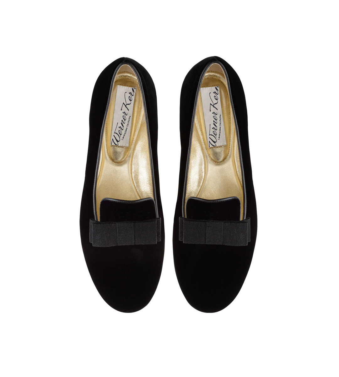 Loafer Lee - Werner Kern Ballerinas Black velvet loafer from Werner Kern