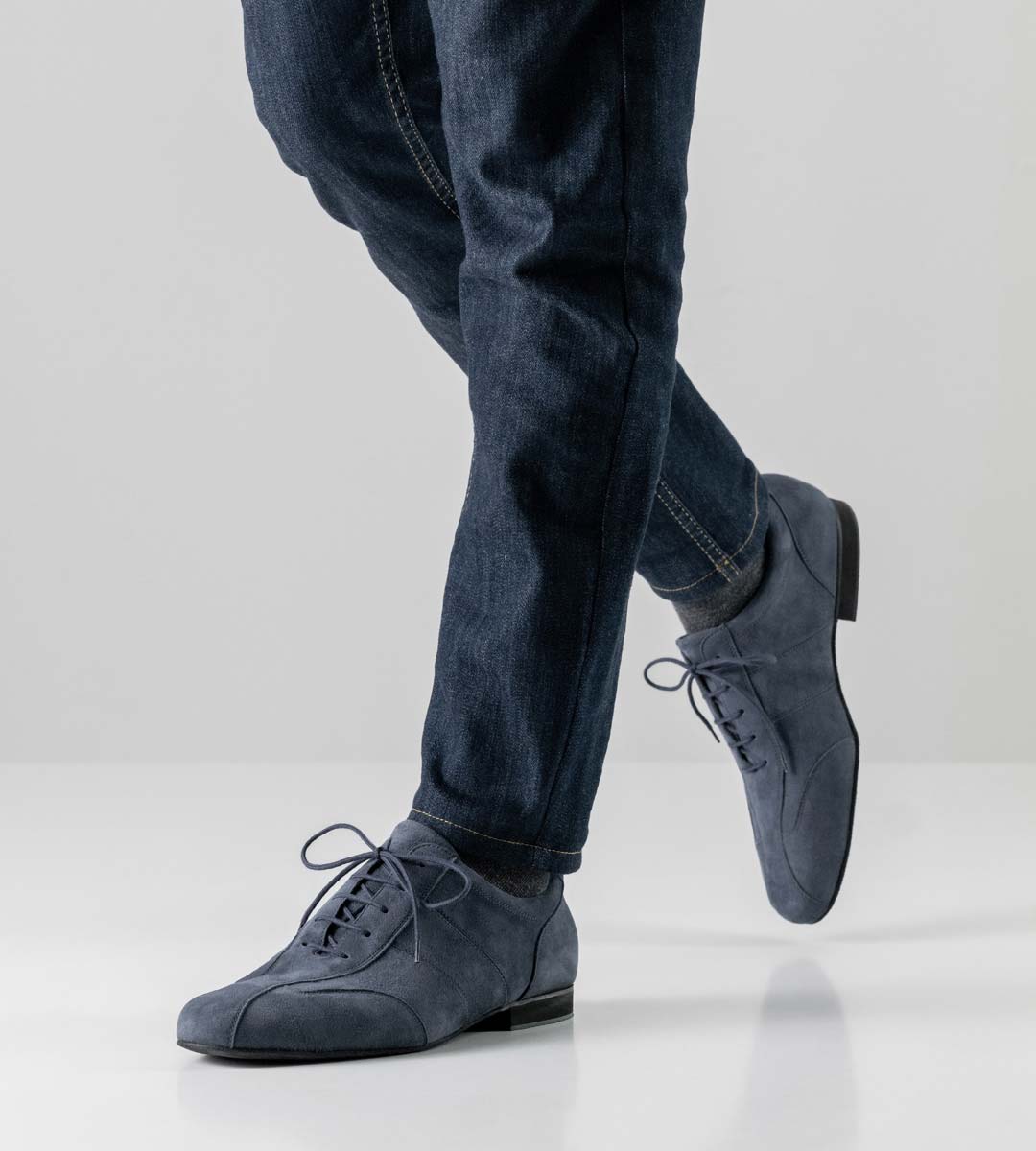 Cuneo Men's dance shoe Sneaker in blue by Werner Kern for Salsa