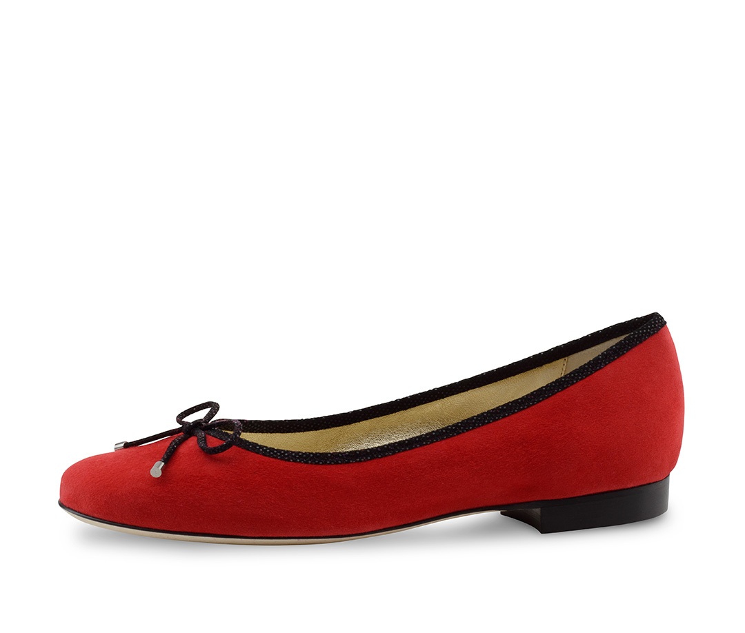 Ballerina Baia - Werner Kern Ballerinas Red Ballerina from Werner Kern made of finest suede